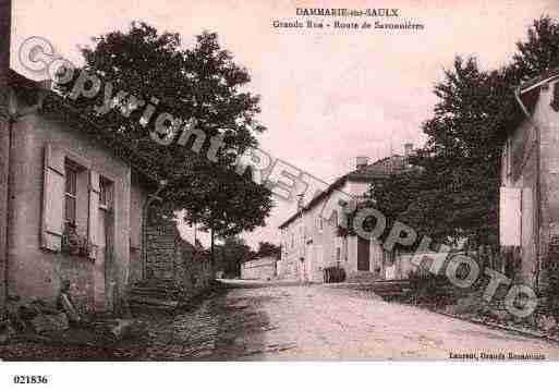 Ville de DAMMARIESURSAULX, carte postale ancienne