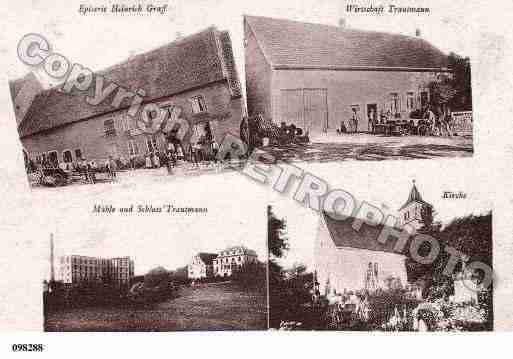 Ville de DIEDENDORF, carte postale ancienne