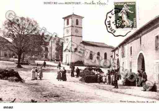 Ville de DOMEVRESOUSMONTFORT, carte postale ancienne