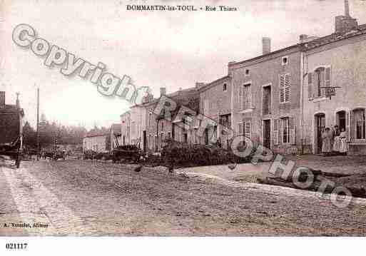 Ville de DOMMARTINLESTOUL, carte postale ancienne