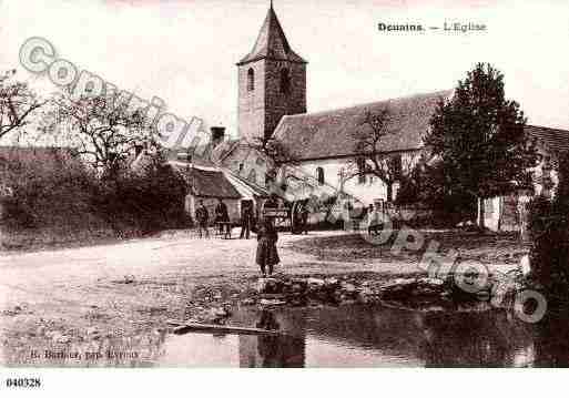 Ville de DOUAINS, carte postale ancienne