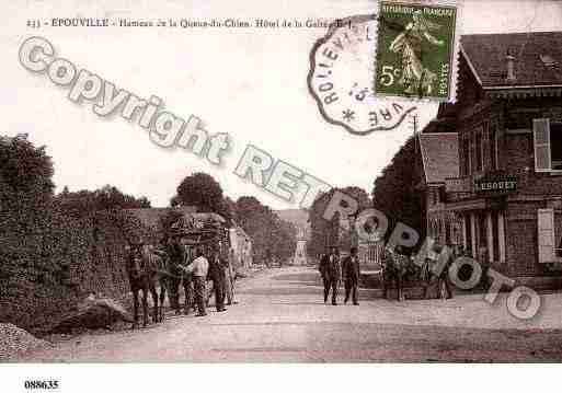 Ville de EPOUVILLE, carte postale ancienne