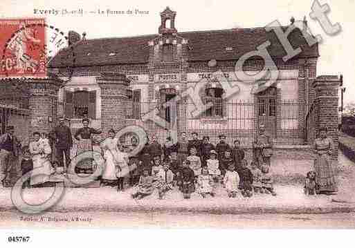 Ville de EVERLY, carte postale ancienne