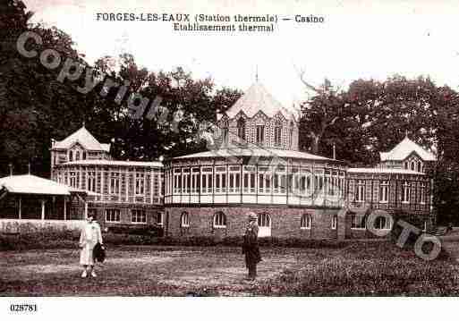 Ville de FORGESLESEAUX, carte postale ancienne