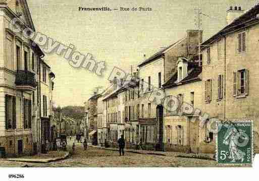 Ville de FRANCONVILLE, carte postale ancienne