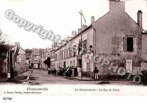 Ville de FRANCONVILLE, carte postale ancienne