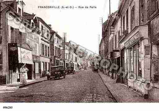 Ville de FRANCONVILLE, carte postale ancienne
