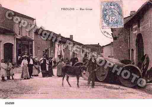 Ville de FROLOIS, carte postale ancienne