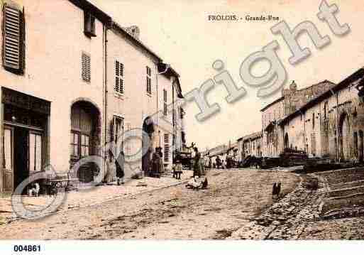 Ville de FROLOIS, carte postale ancienne