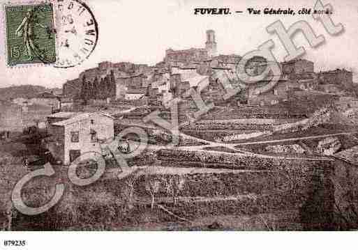 Ville de FUVEAU, carte postale ancienne