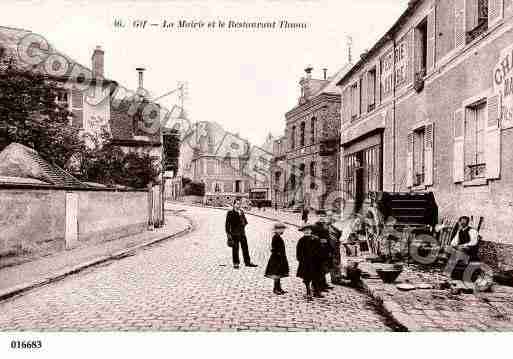 Ville de GIFSURYVETTE, carte postale ancienne