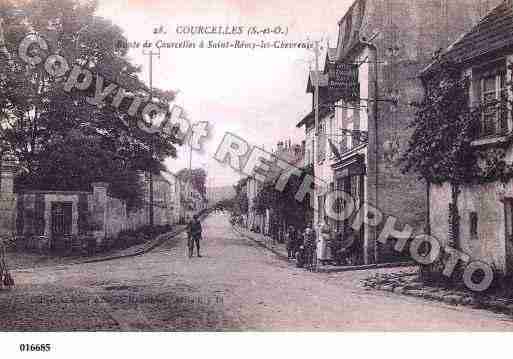 Ville de GIFSURYVETTE, carte postale ancienne