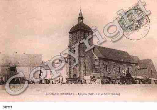 Ville de GRANDFOUGERAY, carte postale ancienne Ville de GRANDFOUGERAY, carte postale ancienne