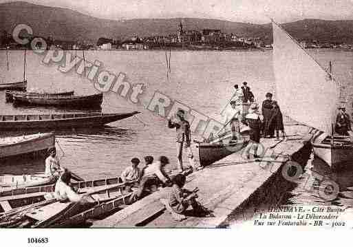 Ville de HENDAYE, carte postale ancienne