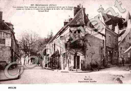 Ville de HERISSON, carte postale ancienne