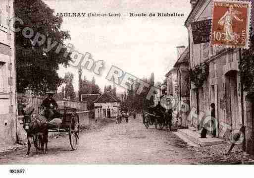 Ville de JAULNAY, carte postale ancienne