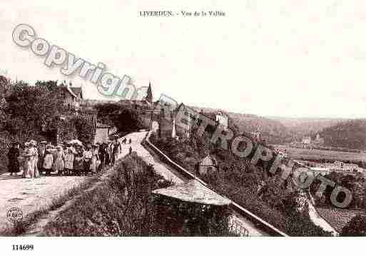 Ville de LIVERDUN, carte postale ancienne