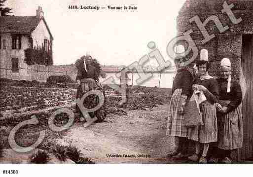 Ville de LOCTUDY, carte postale ancienne