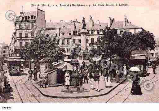 Ville de LORIENT, carte postale ancienne