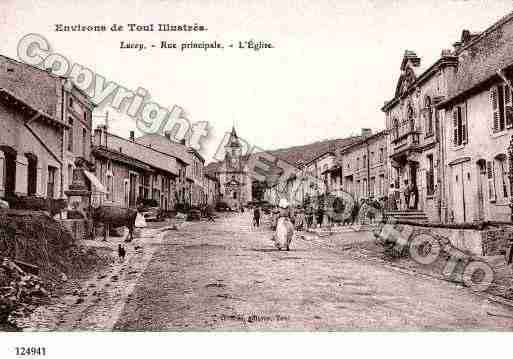 Ville de LUCEY, carte postale ancienne