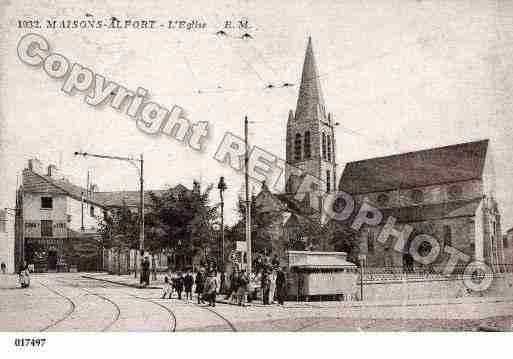 Ville de MAISONSALFORT, carte postale ancienne Ville de MAISONSALFORT, carte postale ancienne