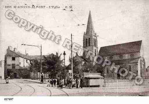 Ville de MAISONSALFORT, carte postale ancienne