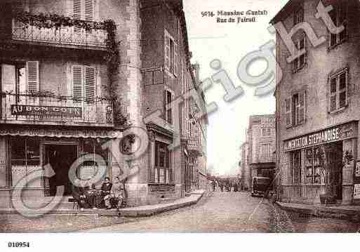 Ville de MASSIAC, carte postale ancienne