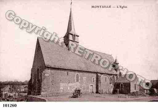 Ville de MONTAILLE, carte postale ancienne