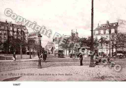 Ville de NEUILLYSURSEINE, carte postale ancienne