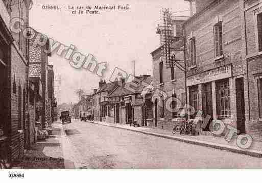 Ville de OISSEL, carte postale ancienne