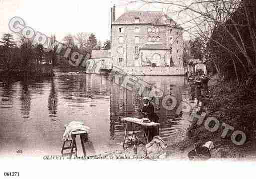 Ville de OLIVET, carte postale ancienne