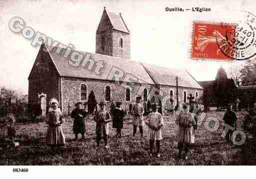 Ville de OUVILLE, carte postale ancienne