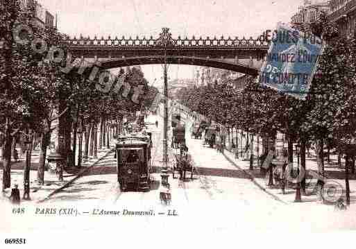 Ville de PARIS12, carte postale ancienne