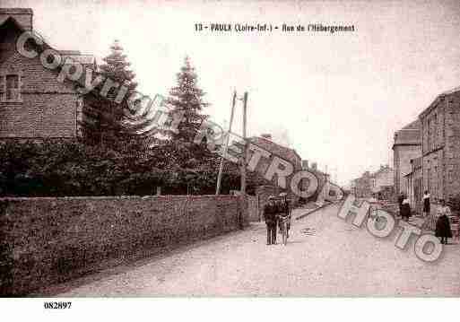 Ville de PAULX, carte postale ancienne