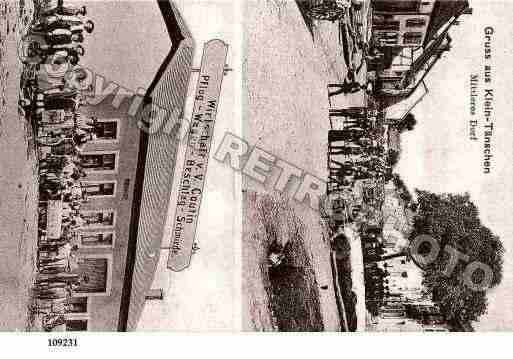 Ville de PETITTENQUIN, carte postale ancienne