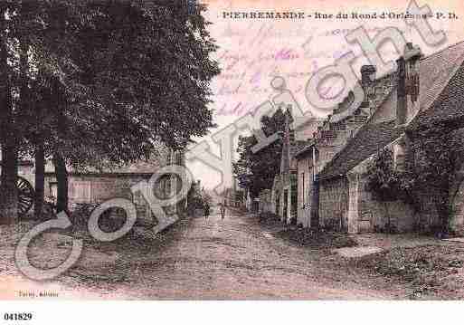 Ville de PIERREMANDE, carte postale ancienne