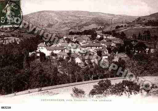 Ville de PREVENCHERES, carte postale ancienne