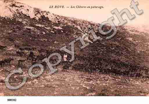 Ville de ROVE(LE), carte postale ancienne