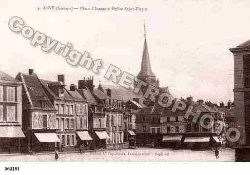 Ville de ROYE, carte postale ancienne