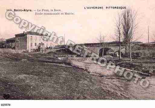 Ville de SAINTALYRED\'ARLANC, carte postale ancienne