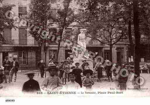 Ville de SAINTETIENNE, carte postale ancienne