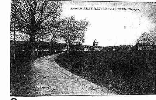 Ville de SAINTMEDARDD'EXCIDEUIL, carte postale ancienne