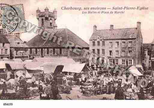 Ville de SAINTPIERREEGLISE, carte postale ancienne