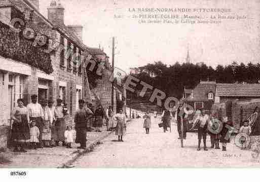 Ville de SAINTPIERREEGLISE, carte postale ancienne