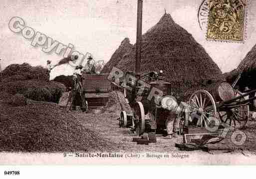 Ville de SAINTEMONTAINE, carte postale ancienne