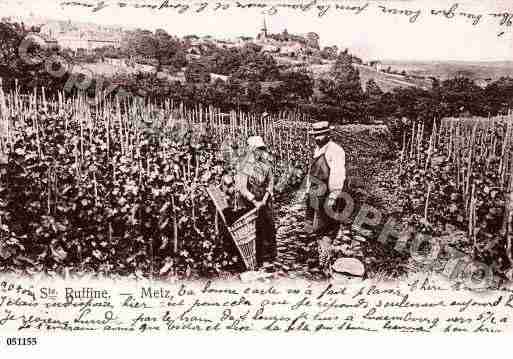 Ville de SAINTERUFFINE, carte postale ancienne