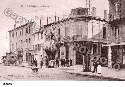 Ville de SEYNESURMER(LA), carte postale ancienne