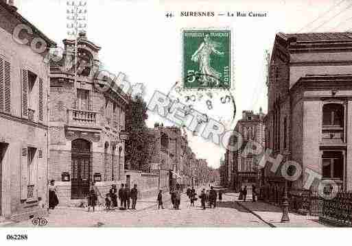 Ville de SURESNES, carte postale ancienne