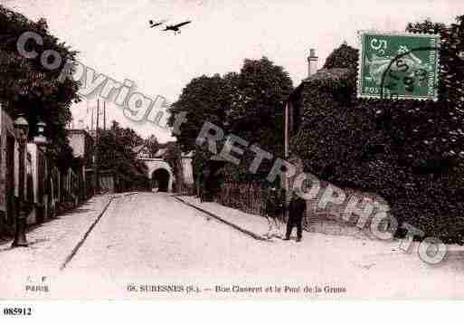 Ville de SURESNES, carte postale ancienne