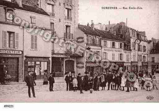 Ville de SURESNES, carte postale ancienne